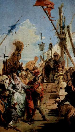 Giovanni Battista Tiepolo Treffen von Marc Antonius und Kleopatra China oil painting art